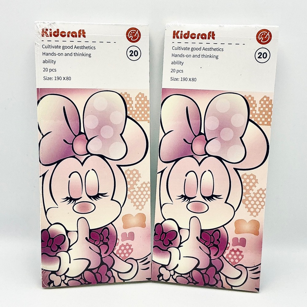 NEW! Kidcraft Minnie Mouse Water Paint Book for Kids Activity Set of‎ 2